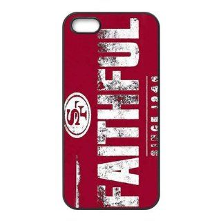 NFL Football Team Logo San Francisco 49ers FAUTHFUL SINCE 1946 Cool Unique Durable TPU Rubber Case Cover for Apple Iphone 5 Custom Design Fashion DIY Cell Phones & Accessories