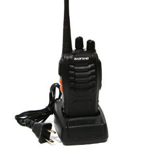 Black 2 Way Radio BaoFeng BF 888S Walkie Talkie VHF/UHF Single Band FM Transceiver US Standard : Frs Two Way Radios : Car Electronics