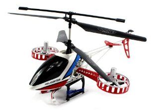 SY Tiltrotor Electric RC Helicopter 4.5CH GYRO LED RTF (Colors May Vary): Toys & Games