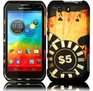 Poker Chip Hard Cover Case for Motorola Photon Q 4G LTE XT897: Cell Phones & Accessories