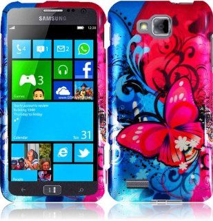 For Samsung ATIV Odyssey T899m Hard Design Cover Case Butterfly Bliss Accessory: Cell Phones & Accessories
