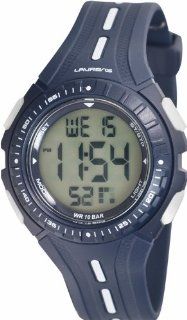 Laurens Men's GW65J901Y Digital Multifunction Blue Rubber Digital Sport Watch: Watches