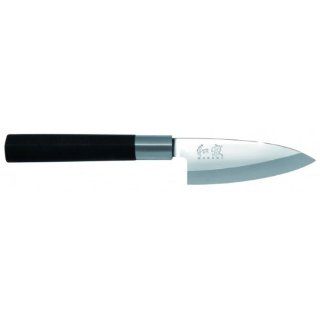 Kershaw Knives Wasabi, Deba, Black Handle, 4 1/8 in.  
