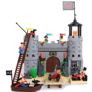 New Building Blocks Toy Castle Pirate Ship Boat Gift Toys & Games