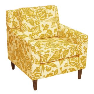 Skyline Furniture Cube Fabric Chair 5505CNRYMZ Color: Canary Maize