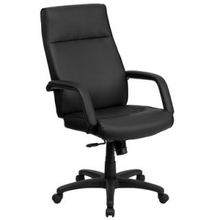 FlashFurniture High Back Leather Executive Office Chair with Memory Foam Padd