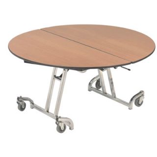 AmTab Manufacturing Corporation Round Folding Table MRD48TL / MRD60TL Size: 2