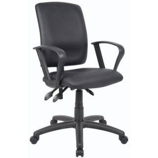 Boss Office Products Budget High Back Task Chair without Arms B3045 Arms: Loo