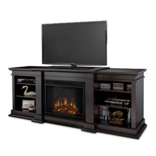 Real Flame Fresno 72 TV Stand with Electric Fireplace G1200E Finish: Dark Wa
