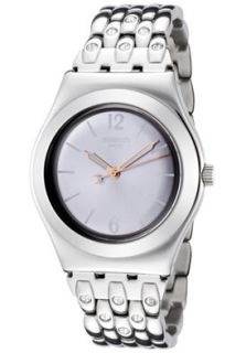 Swatch YLS170G  Watches,Womens Irony Grey Dial Stainless Steel, Casual Swatch Quartz Watches