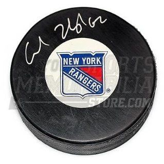 Carl Hagelin New York Rangers Signed Autographed New York Rangers Logo Puck at 's Sports Collectibles Store