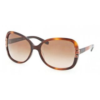 Tory Burch Womens Ty 7022 Amber Block/brown Gradient Sunglasses