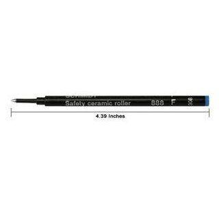 12 Fine Black bluRAFIA Schmidt 888 Ceramic Rollerball Refills : Pen Refills : Office Products