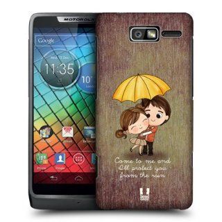 Head Case Designs Protect You From Rain Cute Emo Love Case for Motorola RAZR i XT890: Cell Phones & Accessories