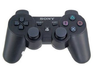 Refurbished Six axis Dual Shock 3 Wireless Controller for Ps3 (Black): Video Games