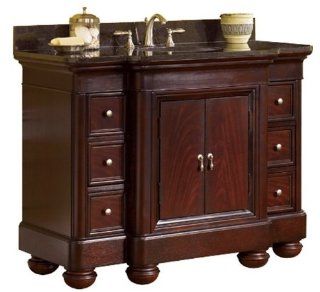 Kaco international 893 4800 Mount Vernon 48 Inch Vanity with a Merlot Sherwin Williams Finish, Vanity Only: Home Improvement