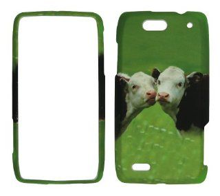 Kiss Cow Faceplate Protector Hard Case for Motorola Droid 4xt894: Cell Phones & Accessories