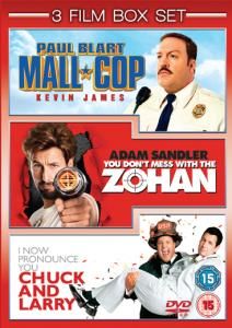 Paul Blart   Mall Cop / You Dont Mess With The Zohan / I Now Pronounce You Chuck And Larry      DVD