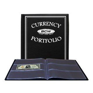 BCW   Currency Portfolio   (Dollar Bill Combo Storage Album)   Currency and Coin Collecting Supplies : Paper Currency Album : Sports & Outdoors
