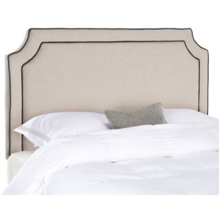 Safavieh Dane Upholstered Headboard MCR468 Color Taupe, Size Queen