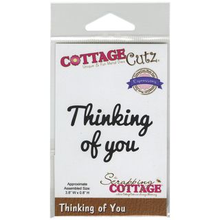 Cottagecutz Expressions Die 3.8inx.8in thinking Of You