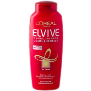 LOreal Paris Elvive Colour Protect Caring Shampoo   Coloured Hair (250ml)      Health & Beauty