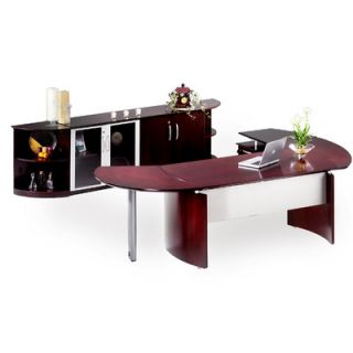 Mayline Napoli L Shape Desk Office Suite NT9CRY / NT9GCH / NT9MAH Finish: Sie
