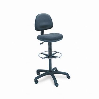 Safco Products Height Adjustable Drafting Chair with Footring 3401 Color: Black