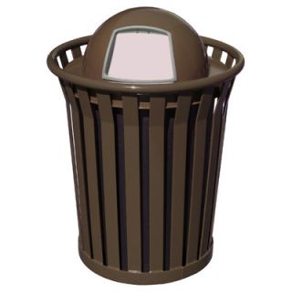 Witt Wydman Outdoor Trash Receptacle WC3600 DT Color: Brown