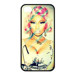 Nicki Minaj Custom Protective Iphone 4,4s (TPU) Case Covers,Own It to Show Your Fans,Perfect Gift Idea: Cell Phones & Accessories