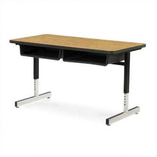 Virco Laminate Double Open Front Student Desk 878 Desk Finish: Fusion Maple