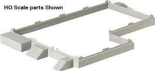 Walthers Cornerstone Series N Scale Modulars Foundation & Loading Docks (933 3283): Toys & Games