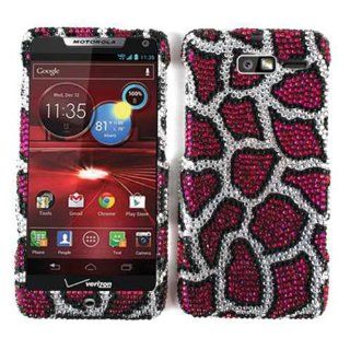 For Motorola Droid Razr M Xt907 Pink White Leopard Bling Case Accessories: Cell Phones & Accessories
