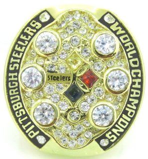 2008 Pittsburgh Steelers Super Bowl XLIII Championship Ring Size 11 : Sports Related Collectibles : Sports & Outdoors