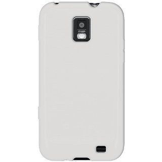Amzer AMZ93252 Silicone Jelly Skin Case Cover for Samsung Focus S SGH I937   Retail Packaging   Transparent White: Cell Phones & Accessories