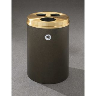 Glaro, Inc. RecyclePro Triple Stream Recycling Receptacle BCW 20 BV BE BOTTLE