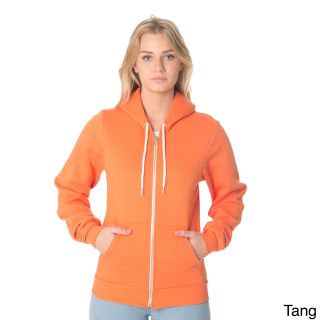 American Apparel American Apparel Unisex Flex Fleece Zip Hoodie Orange Size XXS (0 : 1)