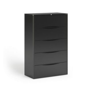 Mayline CSII 5 Drawer  File C847 46 Size 36 W, Finish Black