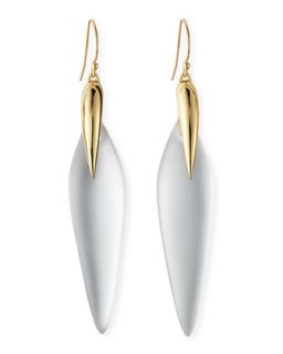 Kinshasa Claw Capped Spear Silhouette Drop Lucite Earrings   Alexis Bittar