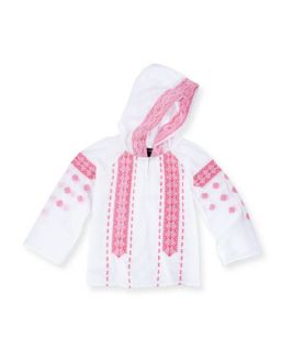 Gauze Boho Hooded Top, Girls 4 6X   Ralph Lauren Childrenswear