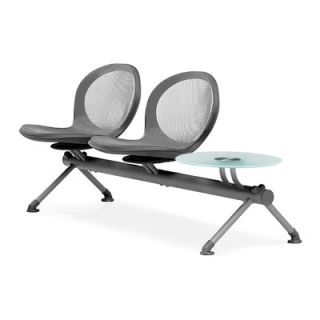 OFM Net Series Seating Bench with Table NB 3G Color: Gray
