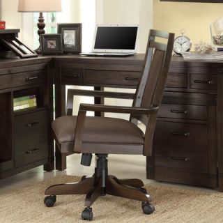 Riverside Furniture Promenade Mid Back Desk Chair with Arms 84538