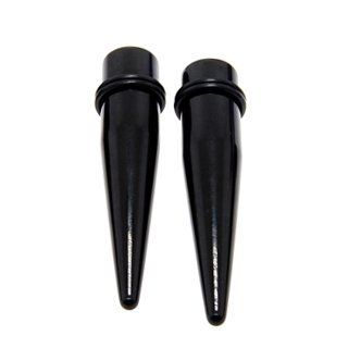 Black Tapers with 2 O rings 9/16": Jewelry