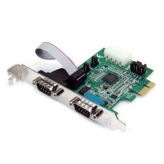 StarTech 2 Port Native PCI Express RS232 Serial Adapter Card with 16950 UART (PEX2S952): Electronics