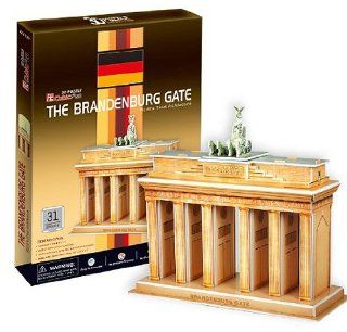 The Brandenburg Gate   World Great Architecture   31 Pieces 3D Puzzle   Cubic Fun Series: Toys & Games