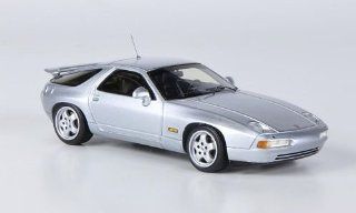 1992 Porsche 928 GTS    Silver in 1:43 Scale by Spark: Toys & Games