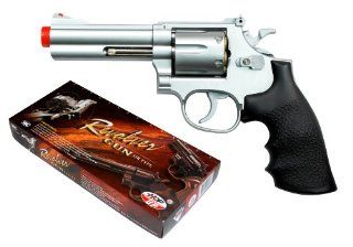 TSD Sports UA933S 4 Inch Spring Powered Airsoft Revolver (Silver) : Airsoft Pistols : Sports & Outdoors