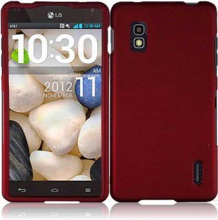 Generic Hard Cover Case for AT&T/LG Optimus G/E970   Retail Packaging   Red: Cell Phones & Accessories