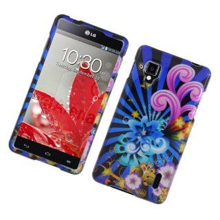 Neon Flowers Hard Case Cover for LG Optimus G LS970 +Stylus: Cell Phones & Accessories