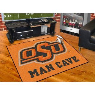 Oklahoma State Cowboys NCAA Man Cave All Star" Floor Mat (34in x 45in)"   FAN 14589 : Sports Fan Area Rugs : Sports & Outdoors